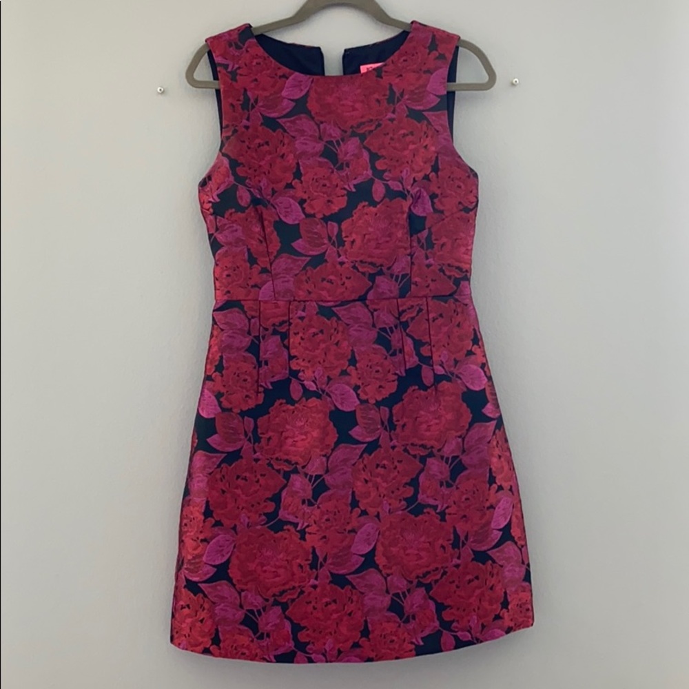 Betsy Johnson Floral Jacquard Dress Size 6